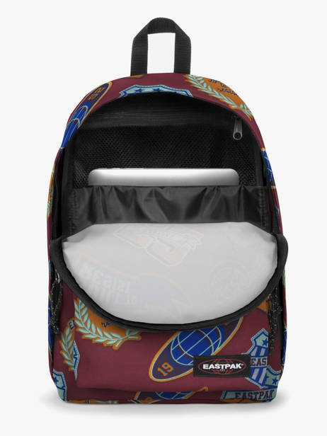 Rugzak Out Of Office + Pc 15'' Authentic Eastpak Rood authentic K767 ander zicht 2